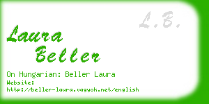 laura beller business card